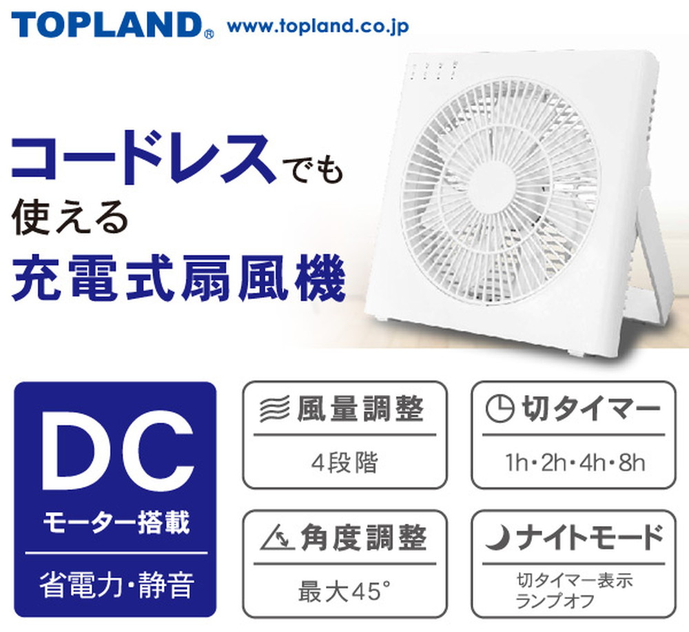 卓上扇風機 どこでもファン 18cm Sf Dfcwt 宇佐美鉱油の総合通販サイト うさマート