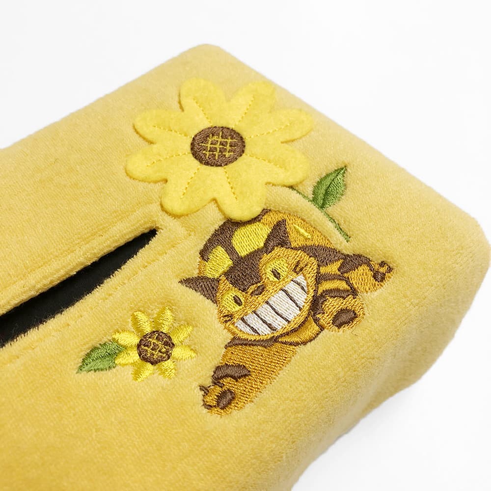 キュートなトトロのお部屋goods センコー となりのトトロ 花のバス停 ティッシュケースカバー イエロー 宇佐美鉱油の総合通販サイト うさマート