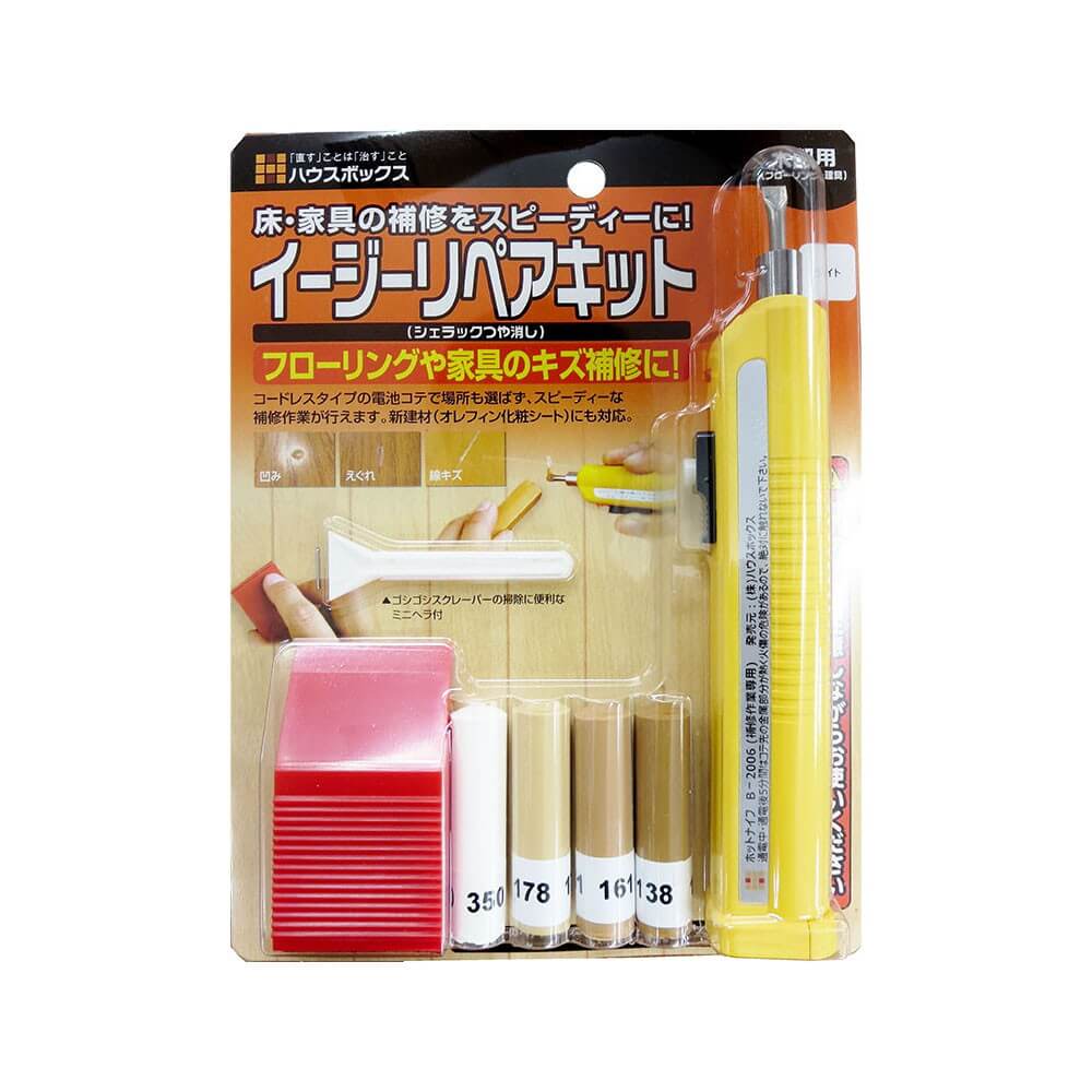 家具や床のキズに スティックを溶かして埋める本格的補修 キャンディルデザイン イージーリペアキット 宇佐美鉱油の総合通販サイト うさマート