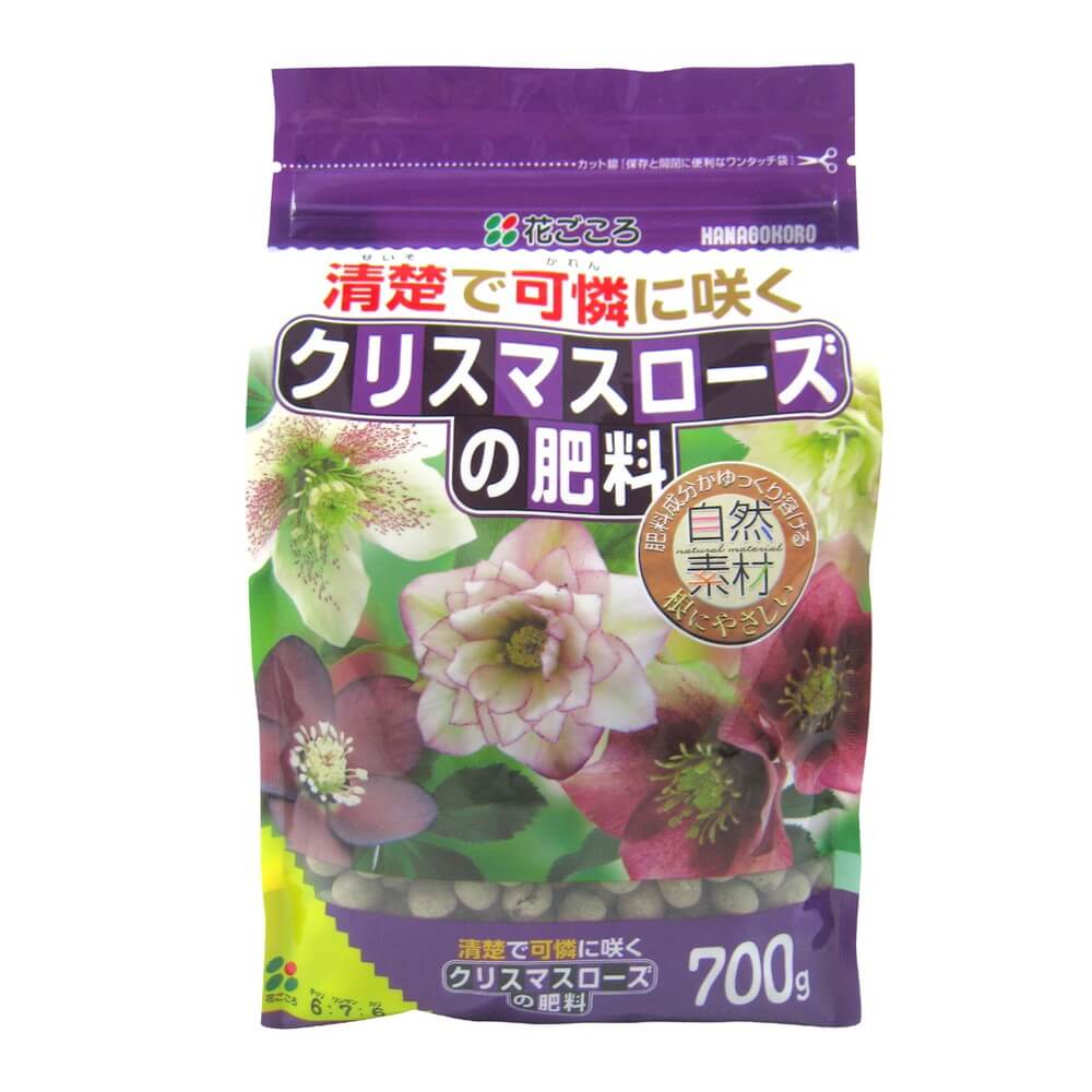 花付きを良くするリン酸成分の多い肥料 花ごころ クリスマスローズの肥料 700g 57 宇佐美鉱油の総合通販サイト うさマート