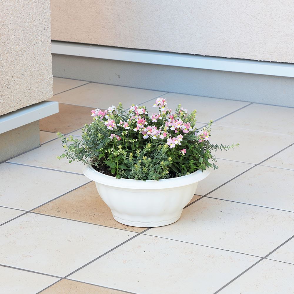 寄せ植えしやすいシンプルフォルム アップルウェアー クイーンボール 30型 宇佐美鉱油の総合通販サイト うさマート