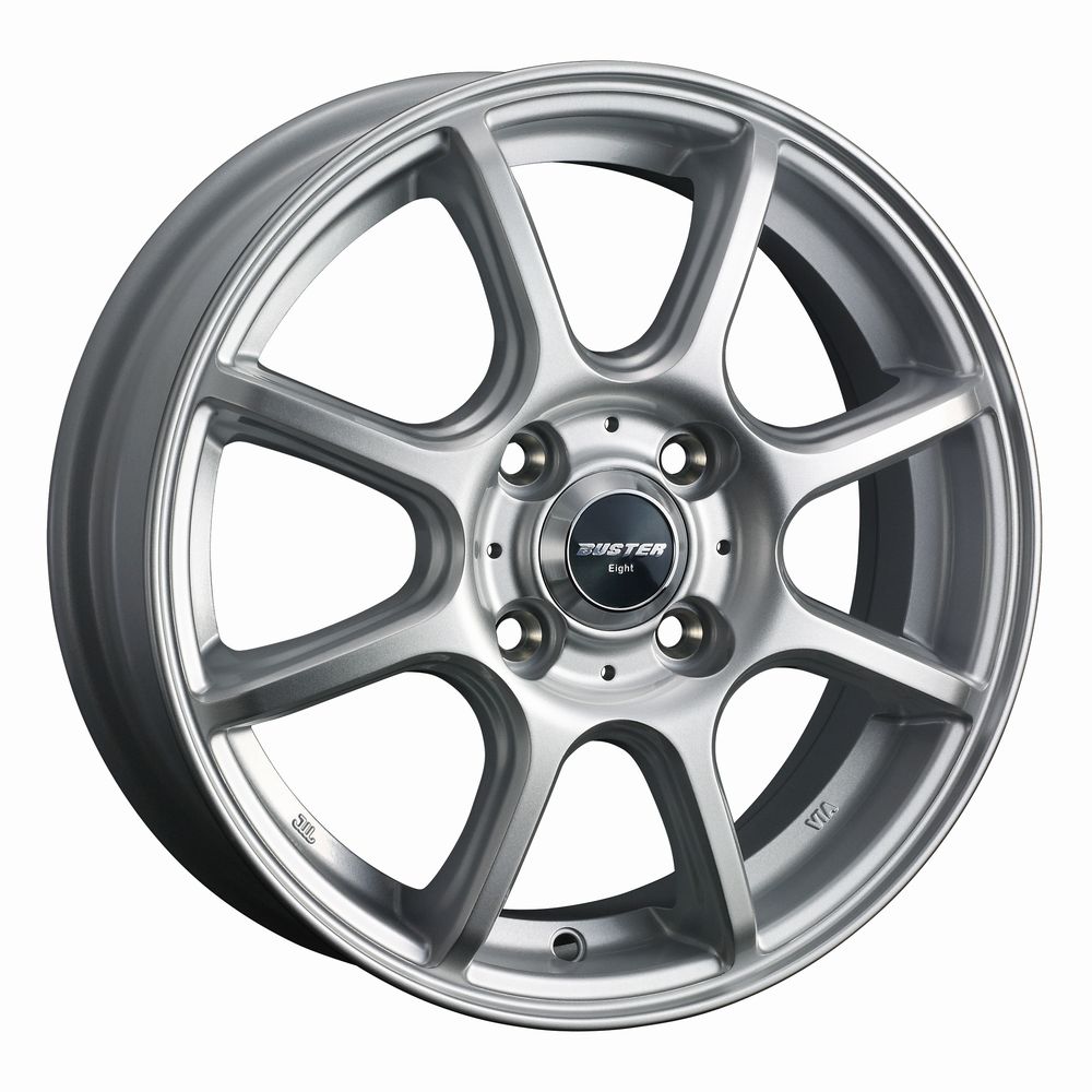 スポーティーなスポークで多様な車にマッチ スタンダードホイール スタッドレスタイヤ装着に最適 東京車輪 バスターeight シルバー 宇佐美鉱油の総合通販サイト うさマート
