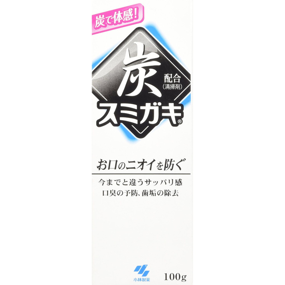 炭がニオイの元を吸着し口臭を予防 小林製薬 スミガキ 100g 宇佐美鉱油の総合通販サイト うさマート