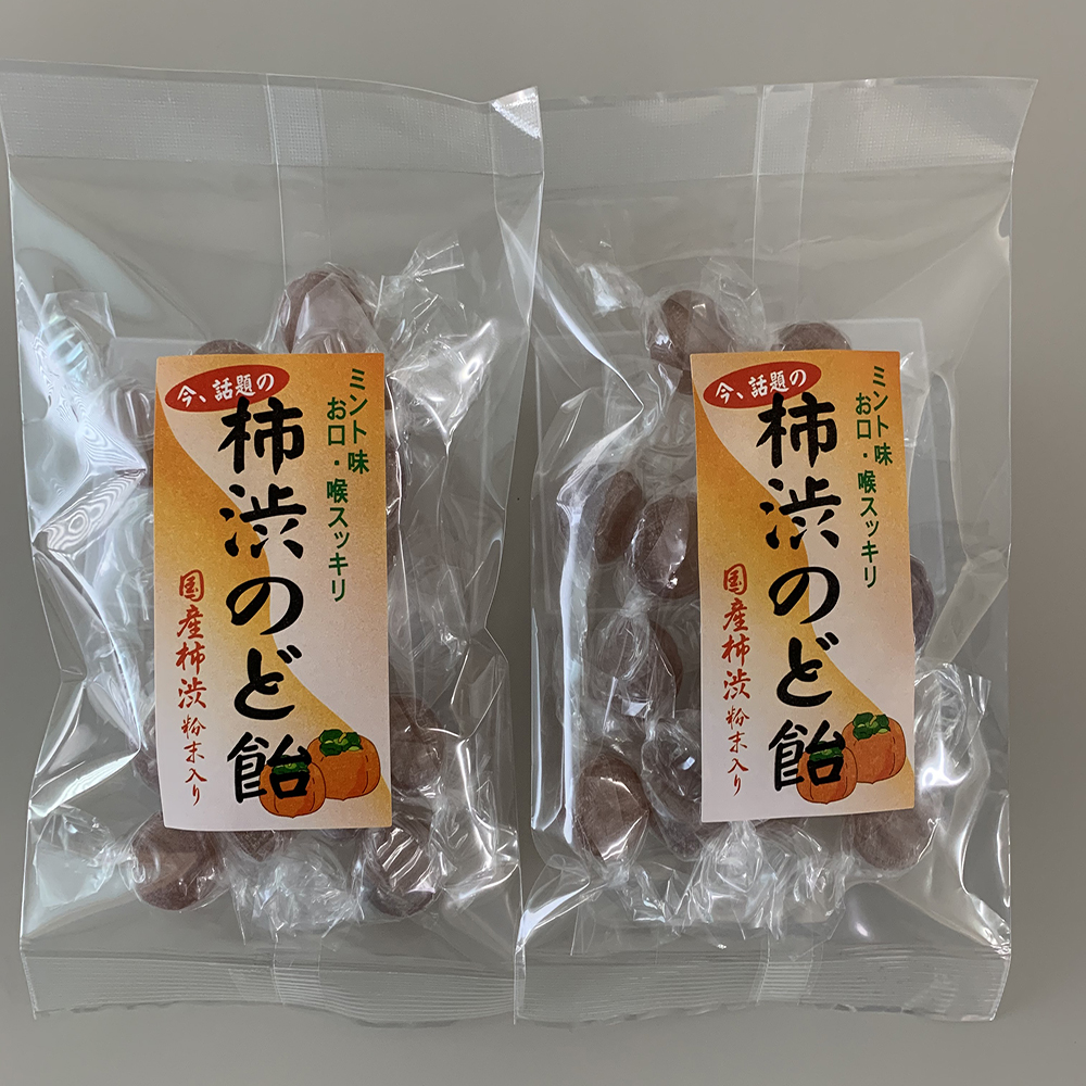 日進製菓 柿渋のど飴 80g×2袋パック｜宇佐美鉱油の総合通販サイト 