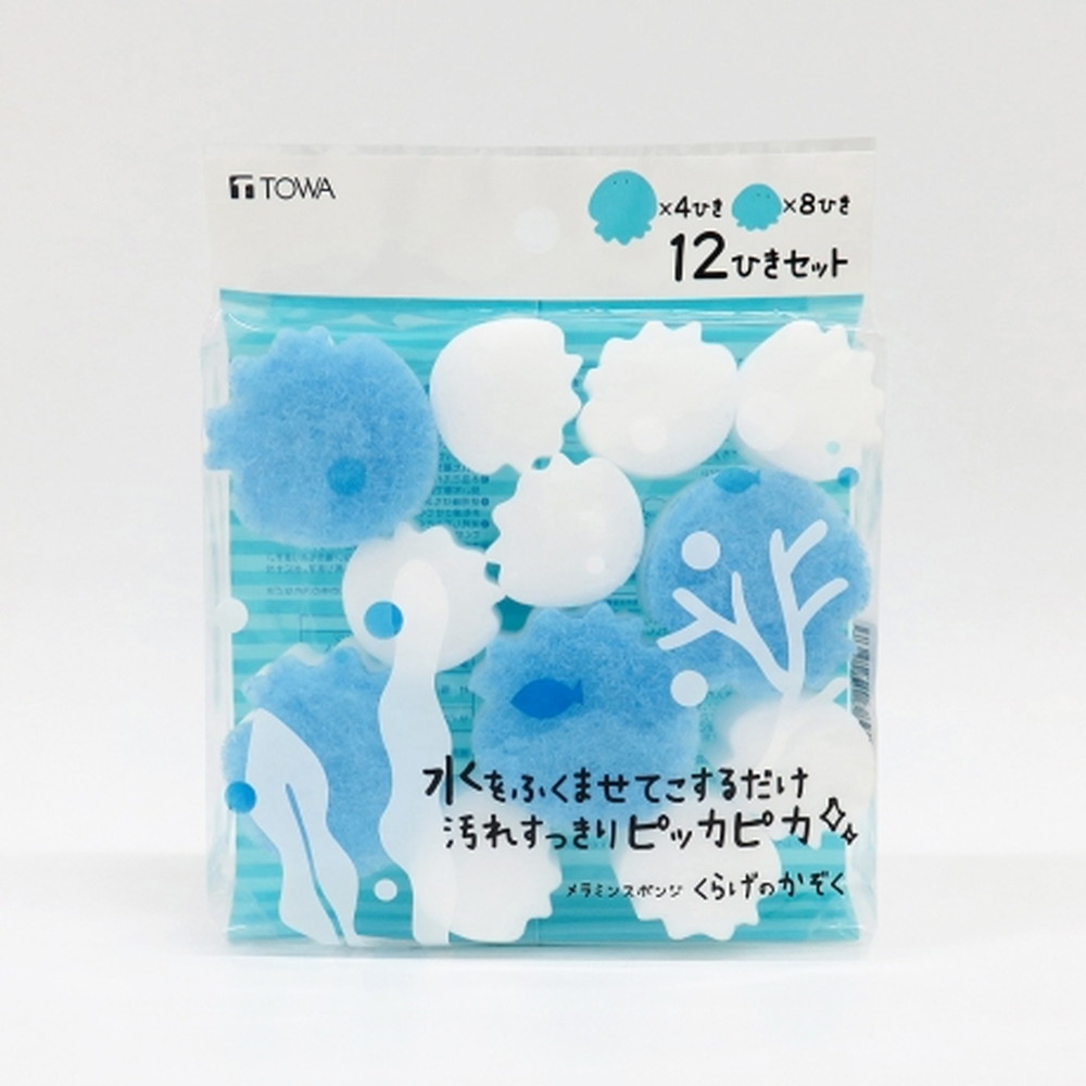 東和産業 メラミンスポンジ くらげのかぞく 12匹入 宇佐美鉱油の総合通販サイト うさマート