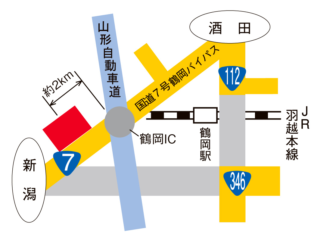 7号鶴岡バイパス