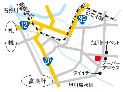 セルフ環状線旭川