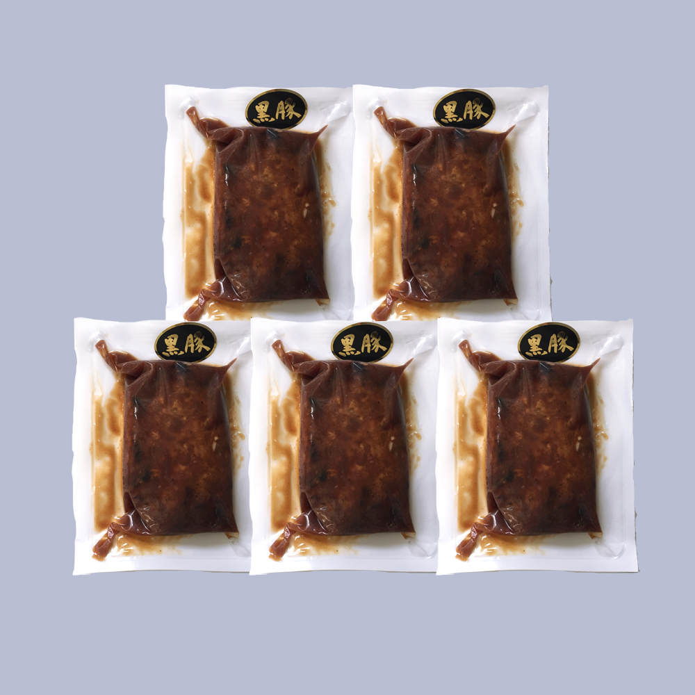 鹿児島県産黒豚ハンバーグ(5個)｜宇佐美鉱油のギフトサイト「うさマートギフト」