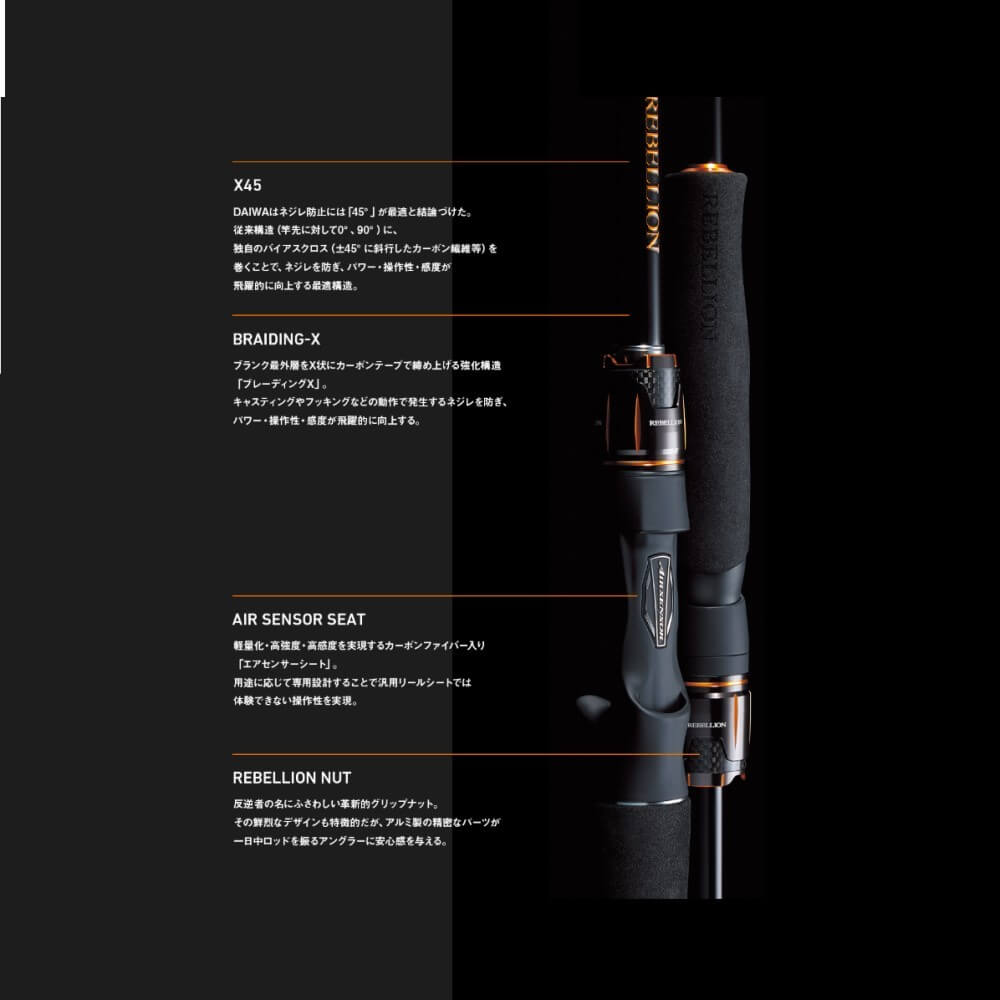 グローブライド ダイワ Daiwa バスロッド リベリオン センターカット2ピース ベイトキャスティングモデル 6102mhrb 宇佐美鉱油の総合通販サイト うさマート